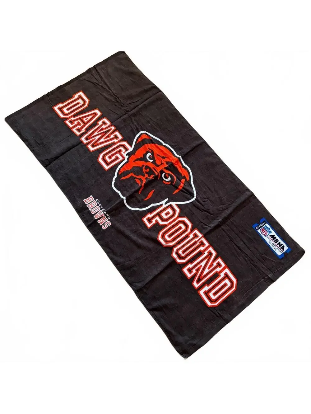 Vintage NFL Cleveland Browns Dawg Pound Beach Towel Terry Cloth McArthur